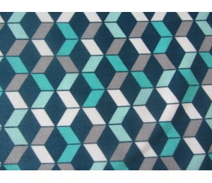 Sweat - 3D Grafische Muster in petrol mint